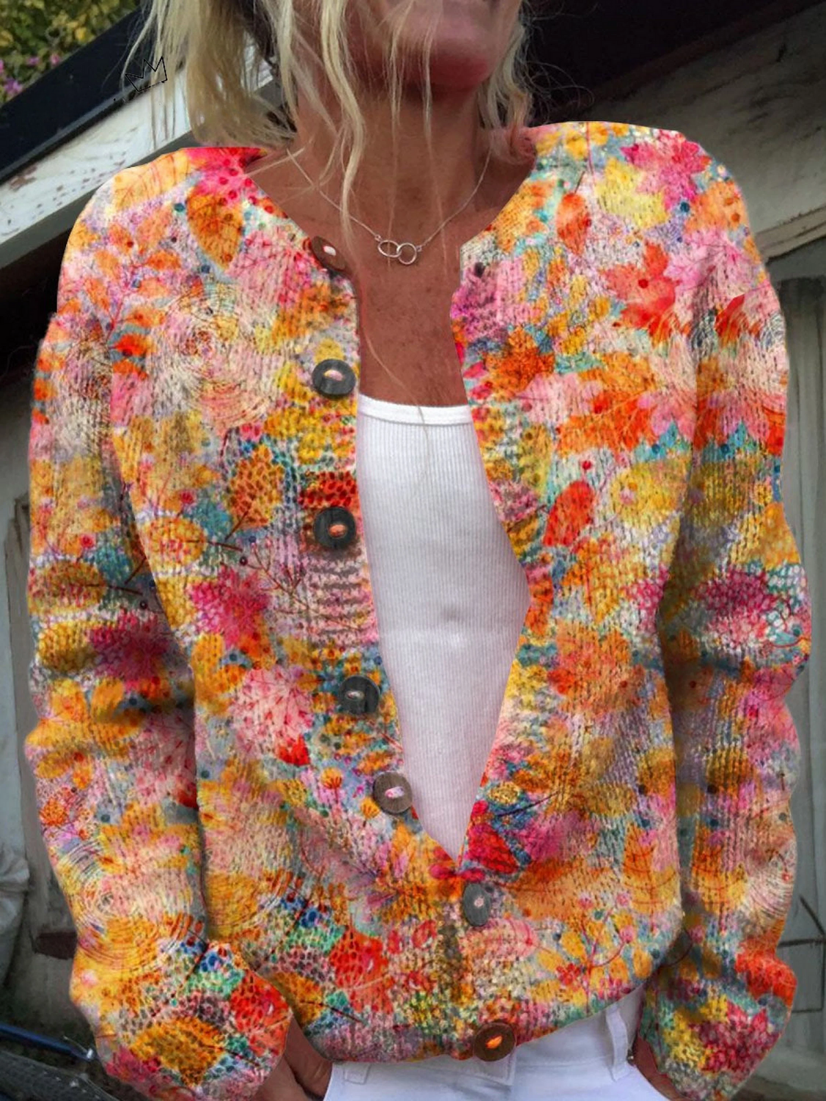 Helena™ | Vintage Gebreide Cardigan Trui