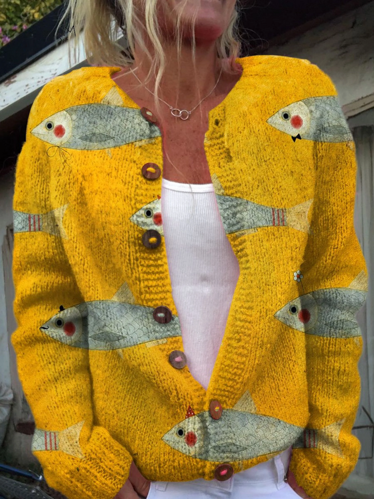 Anouk™ | Vintage Gebreide Cardigan Trui