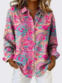 Joanna | Paisley Knopblouse